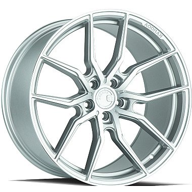 Aodhan AFF1 Gloss Silver Machined Face 20x10.5 5x112 +45