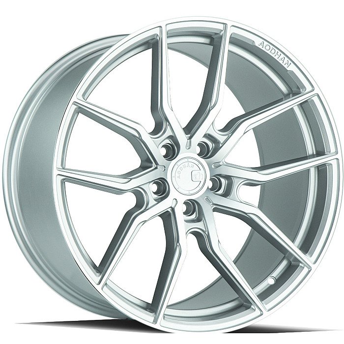 Aodhan AFF1 Gloss Silver Machined Face 20x10.5 5x112 +45