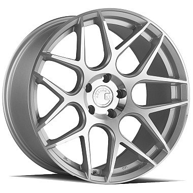 Aodhan AFF2 Gloss Silver Machined Face 19x8.5 5x112 +35