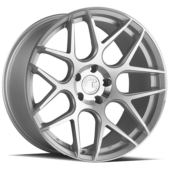 Aodhan AFF2 Gloss Silver Machined Face 19x8.5 5x112 +35