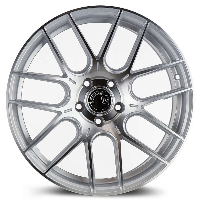 Aodhan AH-X Gloss Silver Machined Face 18x8.5 5x112 +35