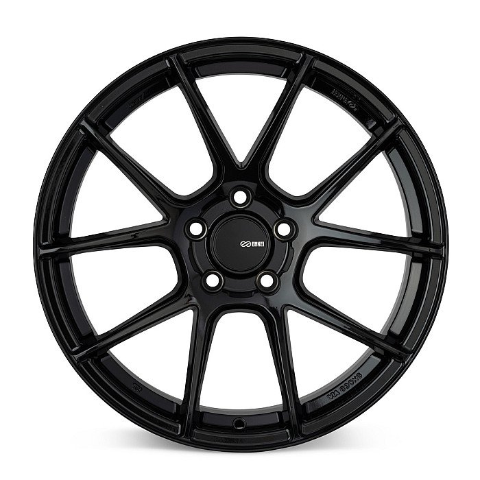 Enkei TS-V Gloss Black 18x8 5x112 +45
