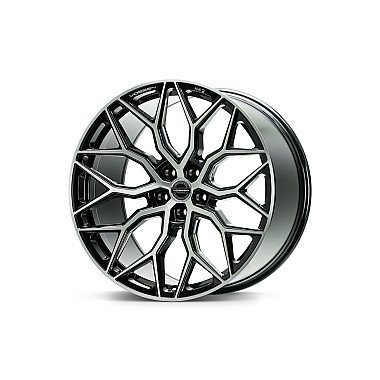 Vossen HF-2 Brushed Gloss Black 19x8.5 5x112 +30